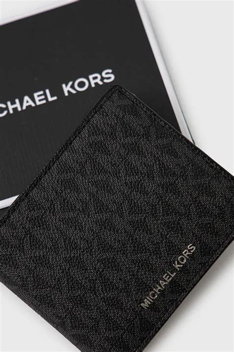 Michael Kors portfel 39F9LGYF3B męski kolor czarny